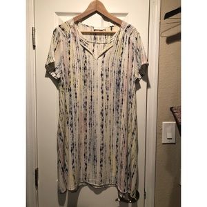 Lush Striped Mini Dress - Multicolor